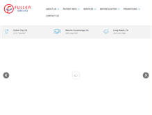 Tablet Screenshot of fullersmiles.com